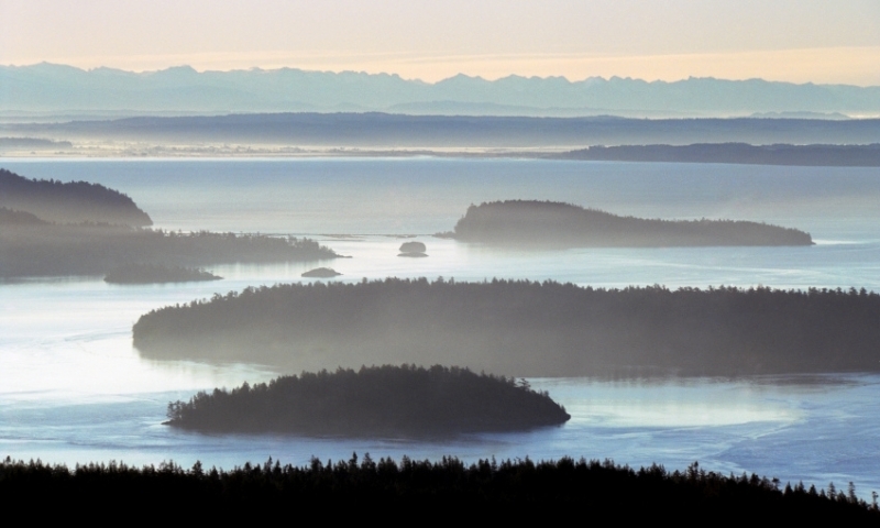 Overlooking San Juan Island from Deception Pass