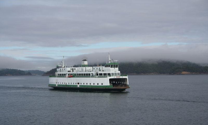Ferry Boat links the San Juan Islands