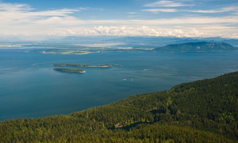 Overlooking Orcas Island from Mount Constitution