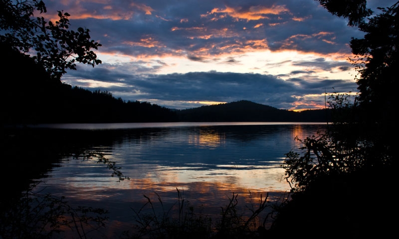 Cascade Lake in Moran State Park on Orcas Island