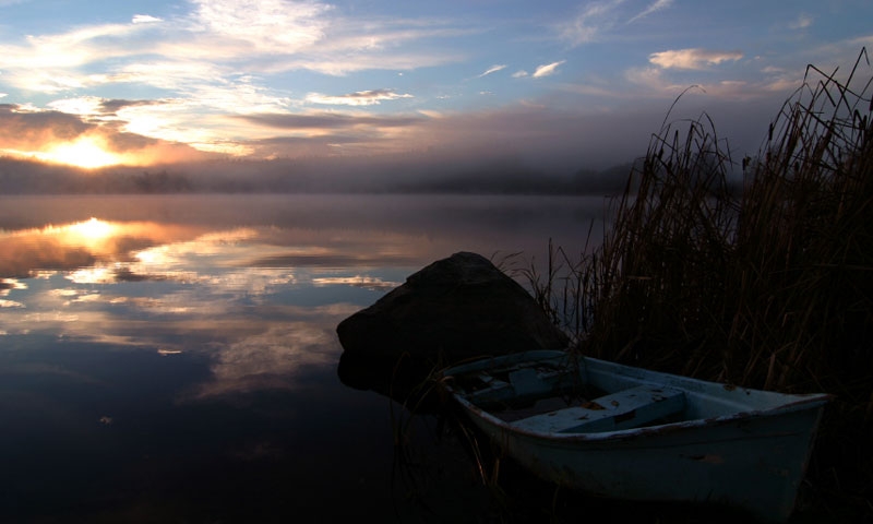 Hummel Lake on Lopez Island in the San Juans