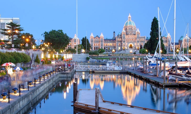Parliament Building in Victoria Canada
