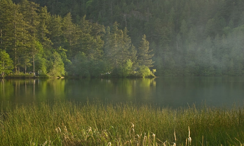 Cascade Lake in Moran State Park on Orcas Island