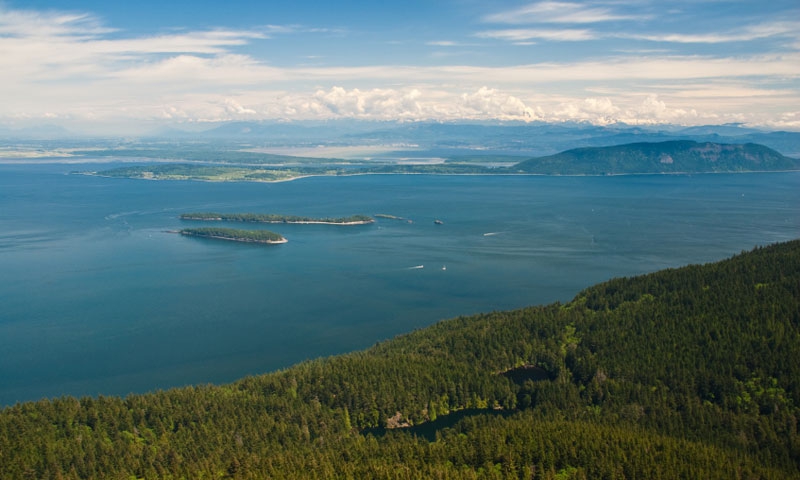 Overlooking Orcas Island from Mount Constitution