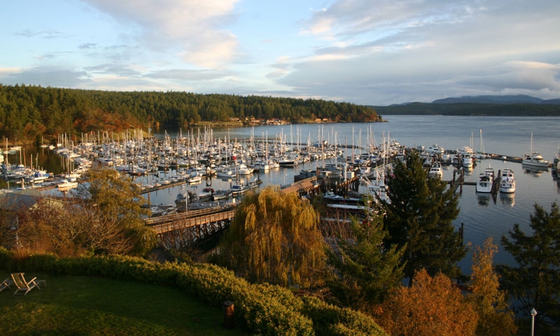 Friday Harbor on San Juan Island